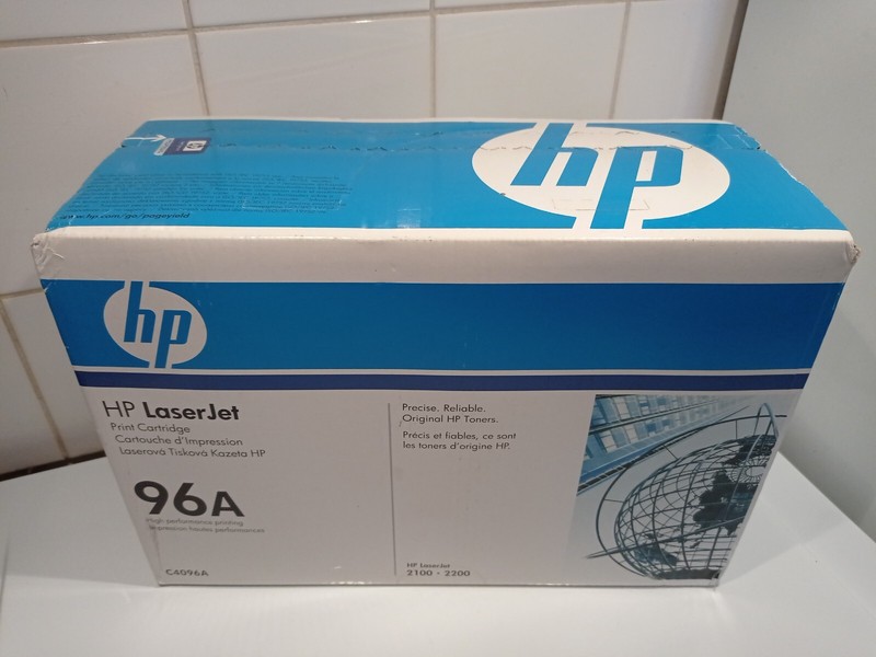 Cartouche Hp Laserjet 2100/2200 96a C4096a Noir Neuve