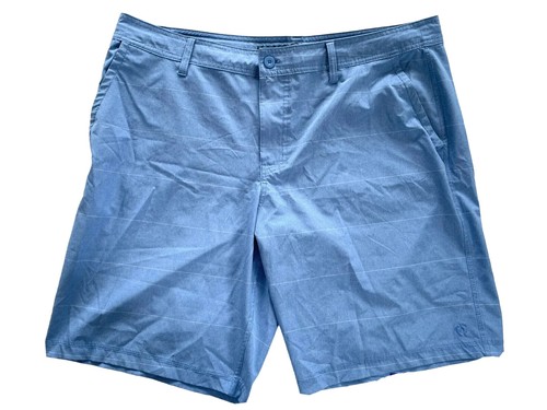HANG TEN Men's Sz 40 Blue Lightly Striped Stretch Hybrid