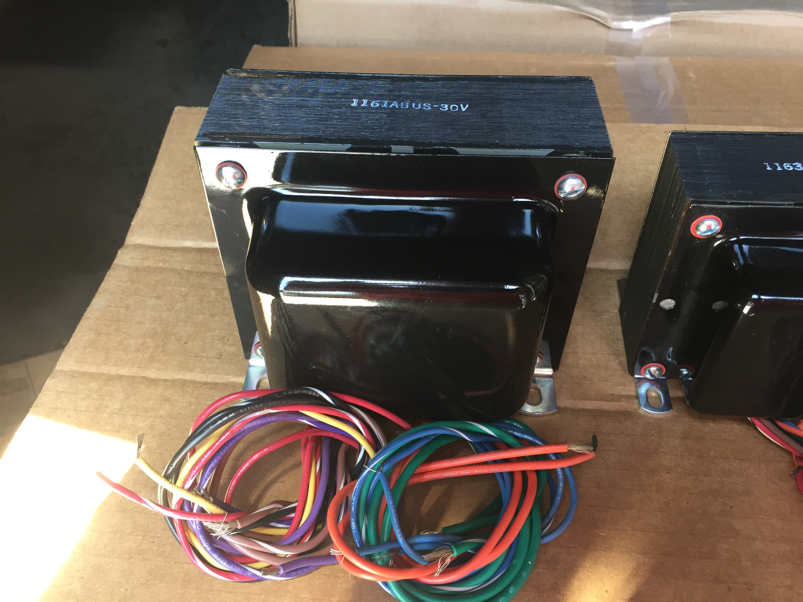 POWER TRANSFORMER FOR TUBE AMPLIFIER. POWER, OUTPUT, CHOKE SET. SEE SCHEMATIC.