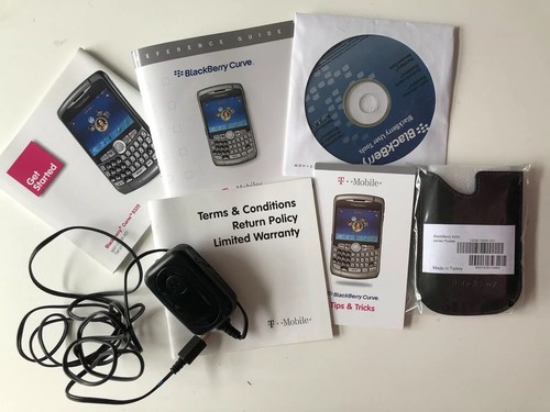 BLACKBERRY 8320 CURVE EMPTY BOX PACKAGING ACCESSORIES INSERTS SOFTWARE MANUALS