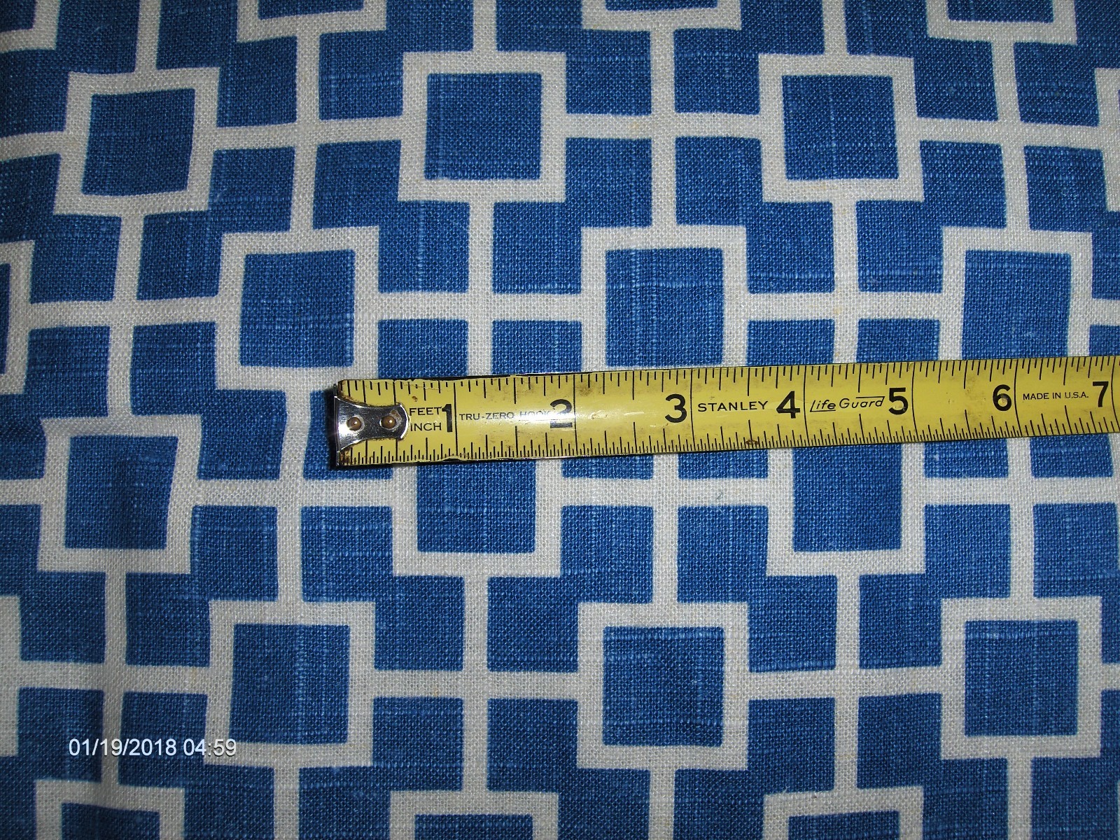 Upholstery Fabric Blue 2 Yards Accent Pillow Cover Fabric