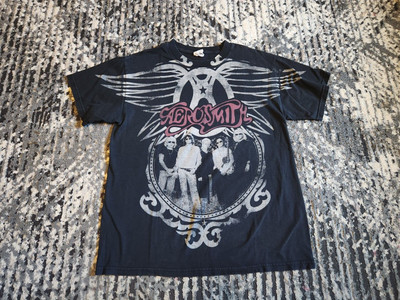 AEROSMITH OFFICIAL VTG MERCH 2009 BAND WORLD TOUR CONCERT MUSIC Tee SHIRT sz M