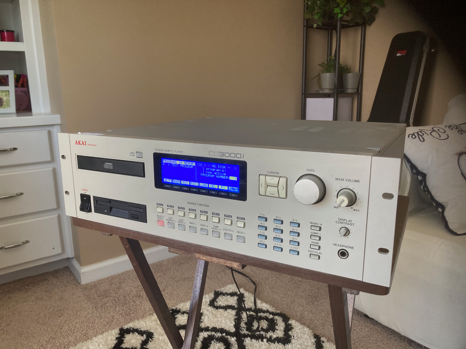 Akai CD3000i Sampler NEW DISPLAY SCSI, WORKING CD | eBay