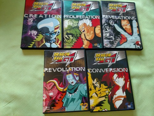 Dragon Ball GT ~ 5 DVDs ~ 3, 4, 10, 12, 14 ~ Very Good