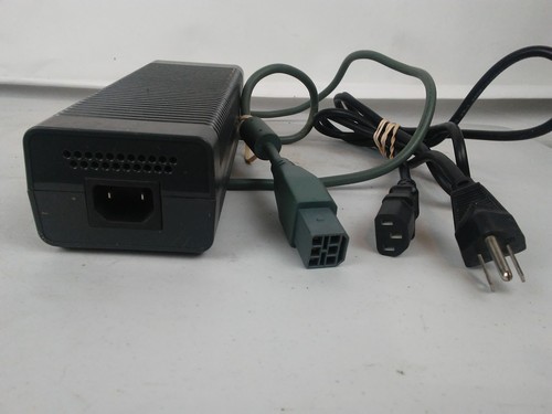 XBOX 360- GENUINE OEM OFFICIAL 203 w watt POWER SUPPLY BRICK-CORD