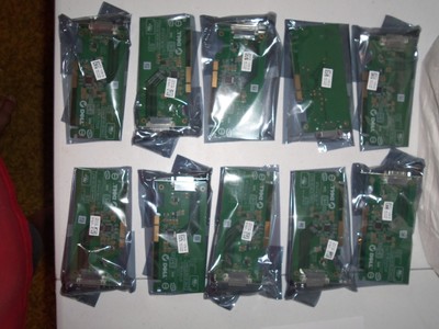 LOT OF 10 - Dell Digital Visual Interface Adapter DVI VIDEO CARD CN-0FH868 FH868