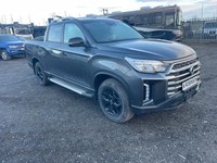 2024 KGM MUSSO SARACEN + AUTO 24 REG ENGINE ISSUE SALVAGE