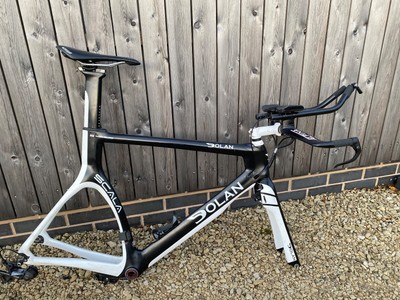 Dolan Scala TT frameset and bars Black/white large, ceramic BB