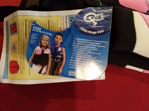 Ho sports child life vest
