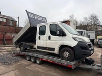 2020/70 PEUGEOT BOXER CREWCAB TIPPER SPARES OR REPAIRS PRICE IS PLUS VAT