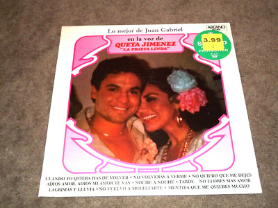 Lo Mejor de Juan Gabriel En Voz de Queta Jimenez LP - SEALED NEW VINYL