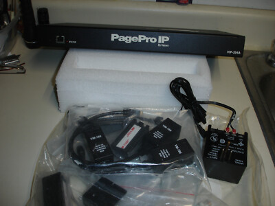 Valcom PagePro IP VIP-204A VoIP Gateway. SIP Paging Server AS-IS not tested 