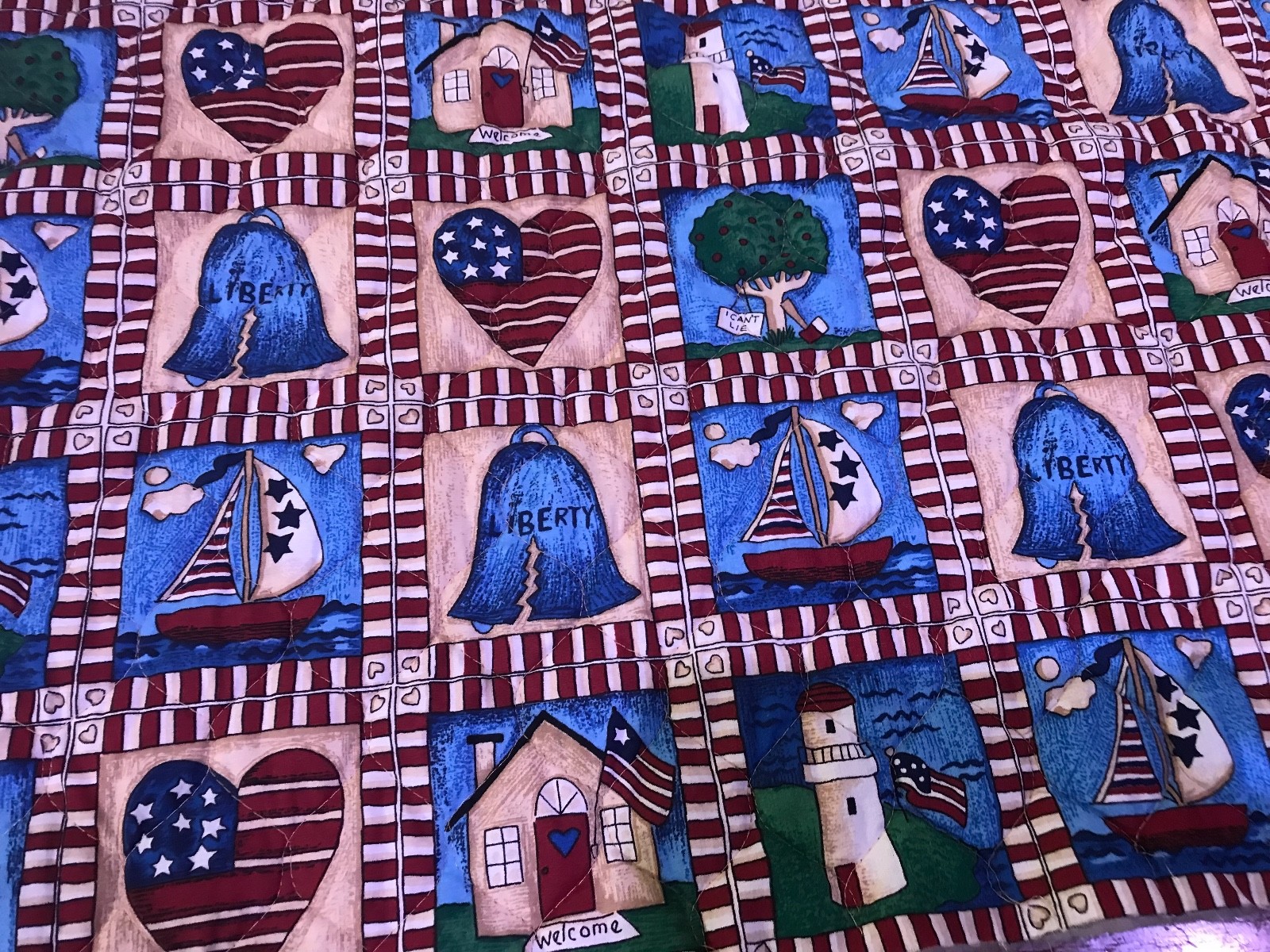 I Love America by Lisa Kelly and Ro Gregg Quilt Fabric  60 