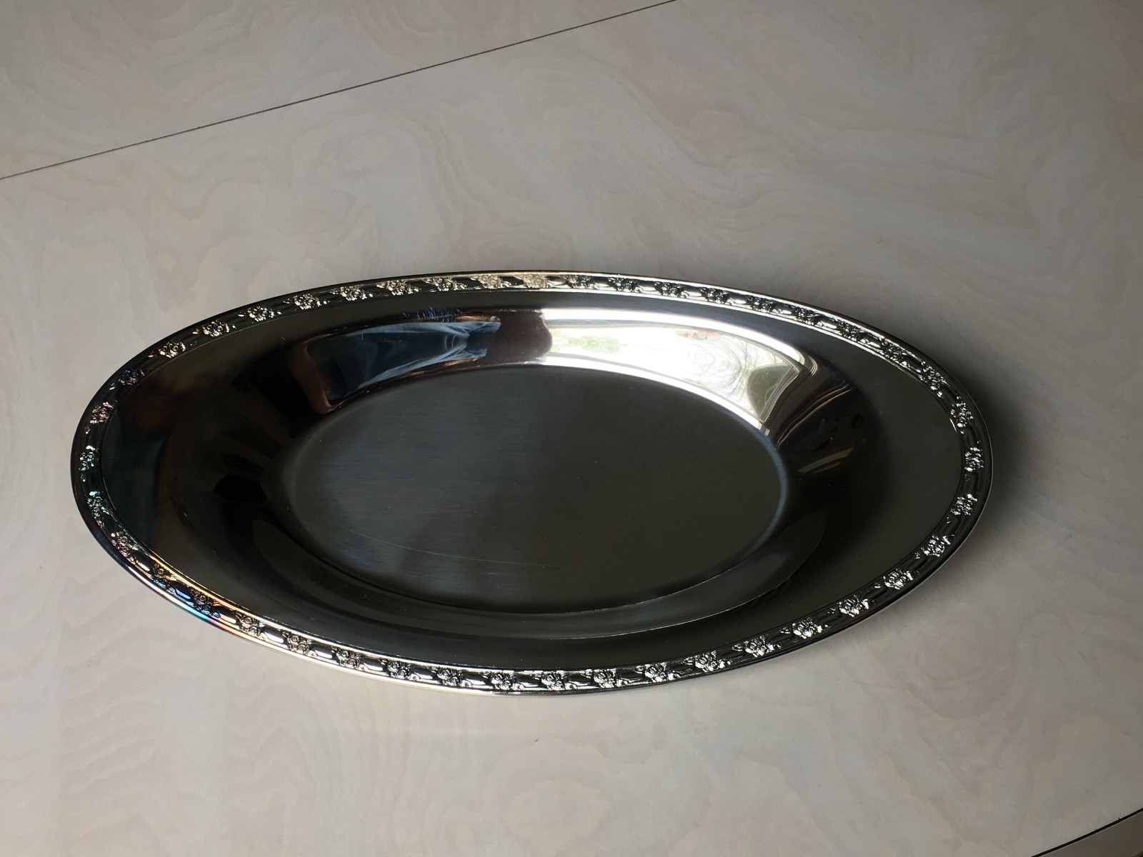 VTG Oneida Silver Plated Tray 13.5