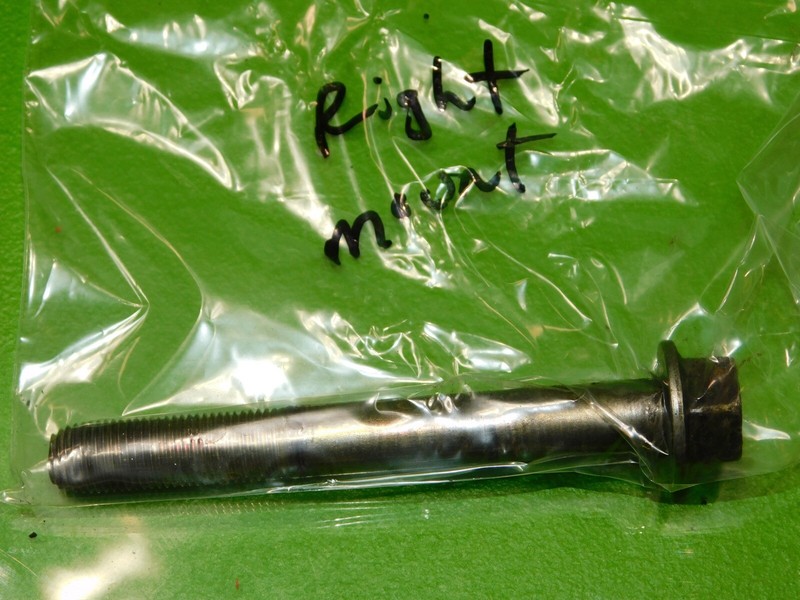 90-93 Integra OEM passenger right trans engine motor mount - bracket bolt