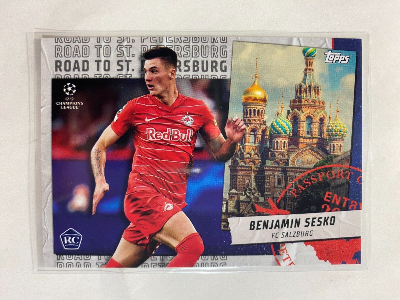 Benjamin Sesko 2021-22 UEFA Champions League #RSP-20 Card FC