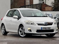 2011 Toyota Auris 1.8 VVTi Hybrid T Spirit 5dr CVT Auto HATCHBACK PETROL/ELECTRI