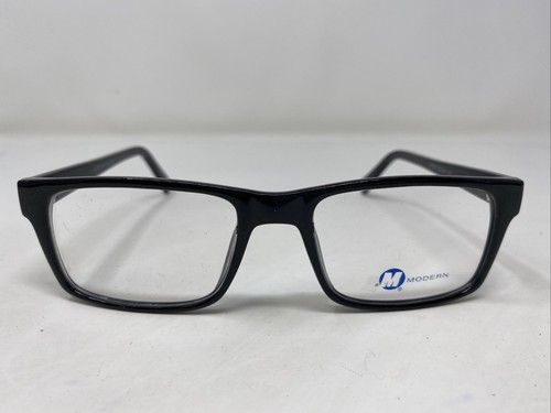 Modern FIGHTER BLACK 52-20-140 Plastic Full Rim Eyeglasses