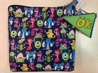 Harveys Seatbelt Monsters University Monsters Inc Crossbody and Coin Purse NWT