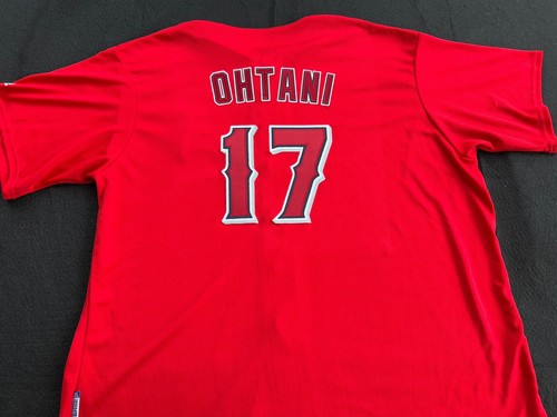 ANGELS OHTANI 17 Tシャツ Majestic Majestic MLB Los Angeles Angels #17 Shohei Ohtani Shirt
