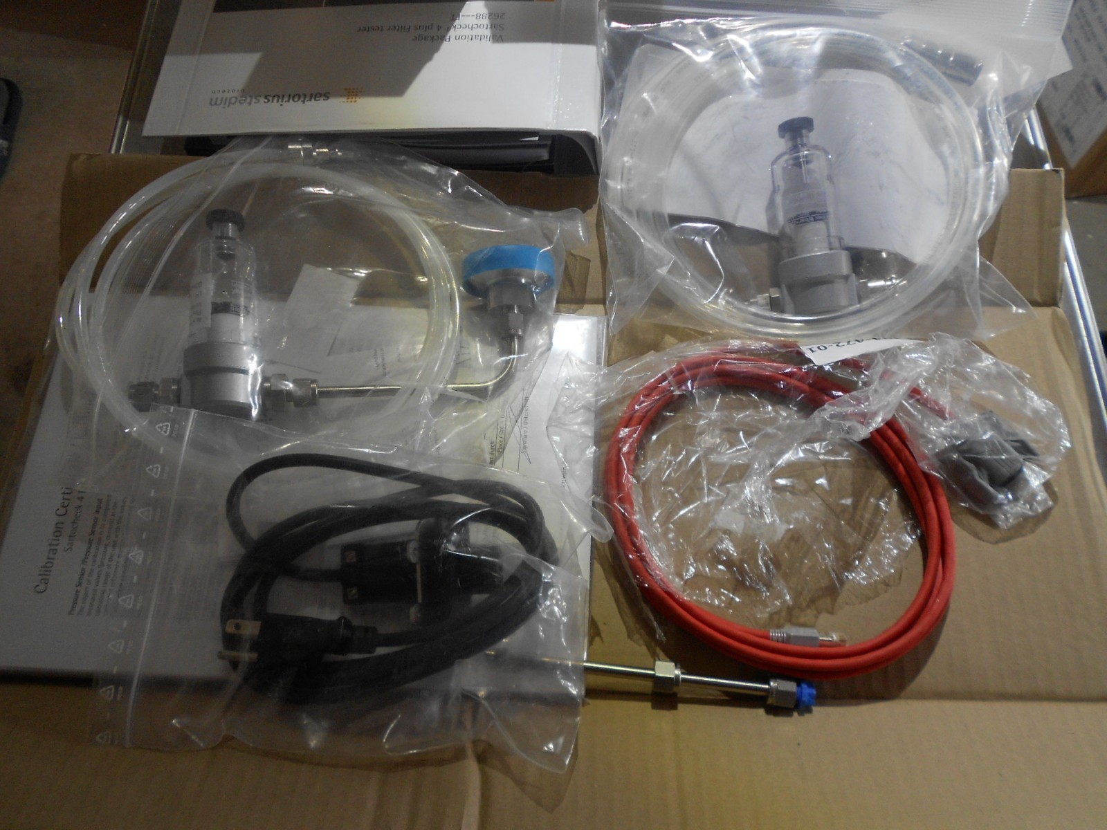 Sartorius Sartocheck 4 plus Filter tester w Accessories & Manual in Original Box