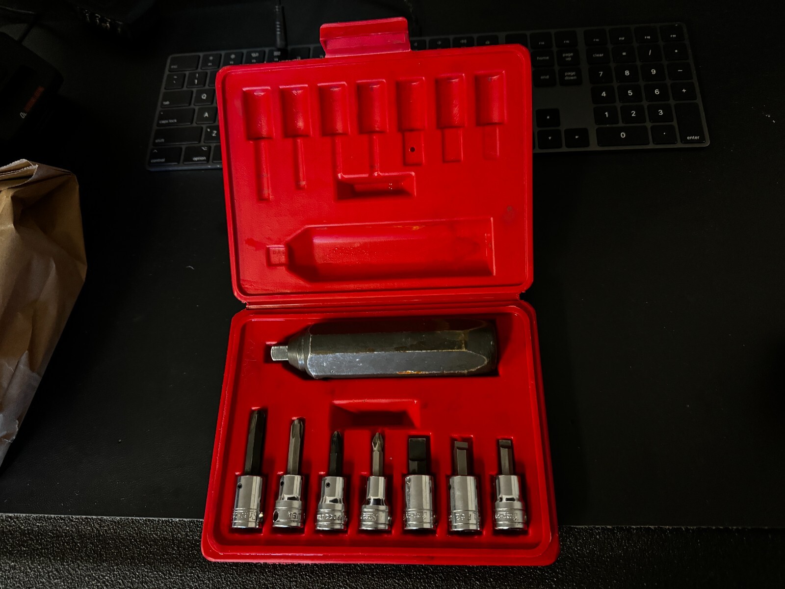 Snap On Tools Pit 208 3/8” Dr. Impact Driver Set Of 8 With