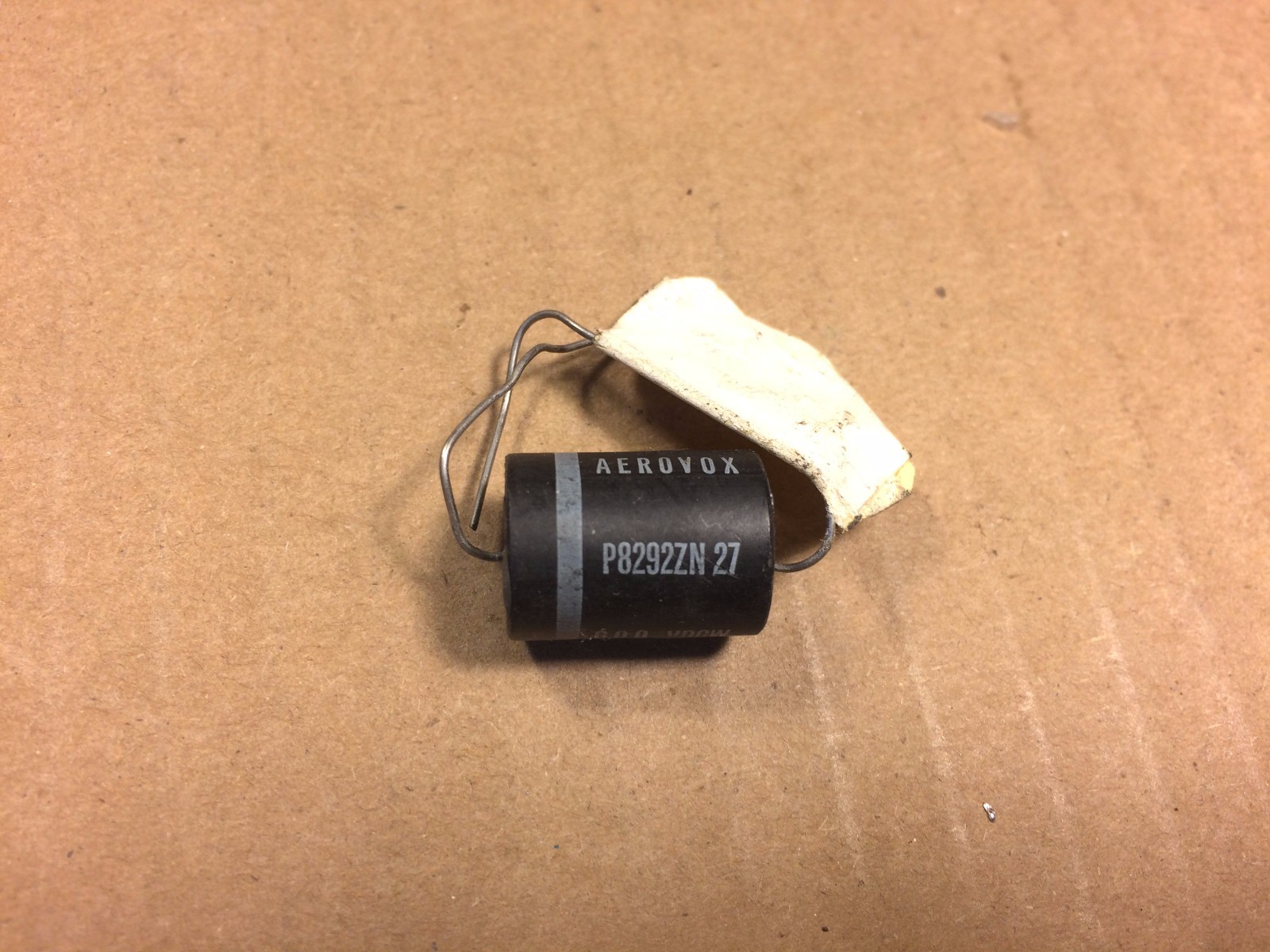 NOS Vintage Aerovox .05 uf 600v Capacitor P8292ZN 1960s