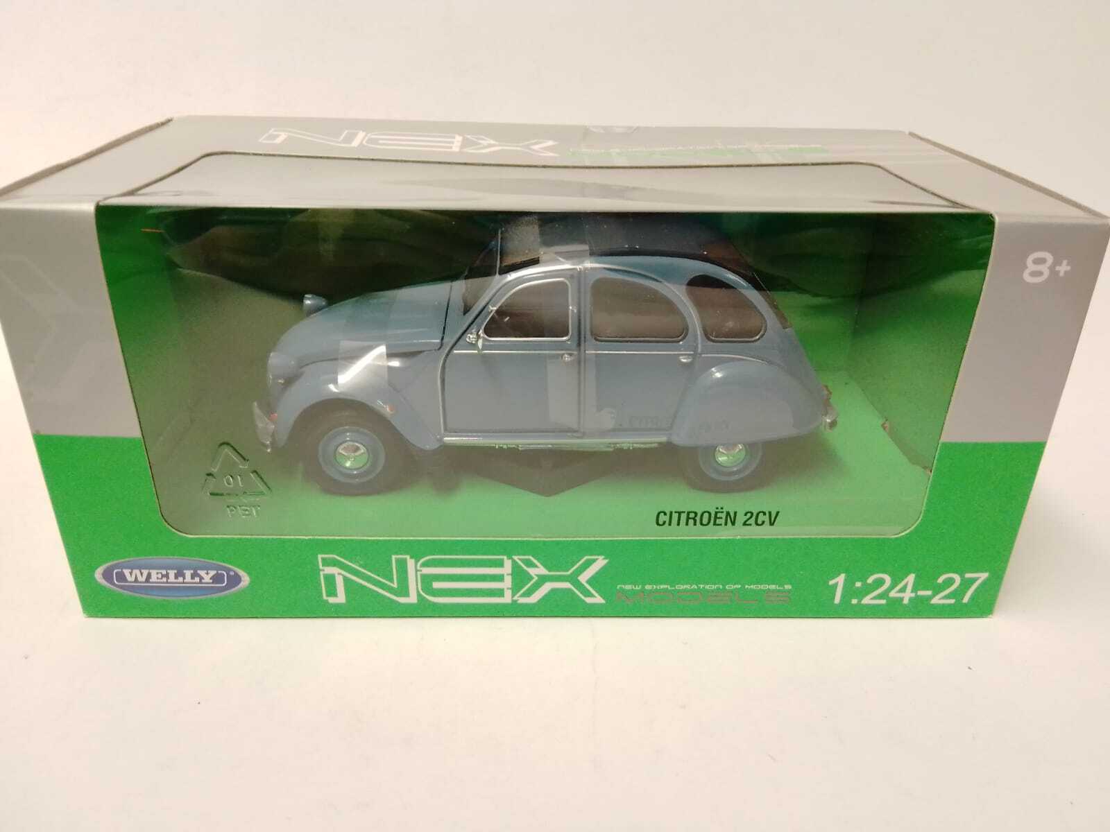 Welly Citroen 2Cv Blue 1982 1/24 24009AW-BL | eBay