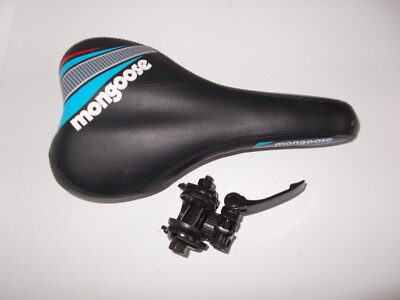 Mongoose Black Bicycle Seat  WITH CLAMP