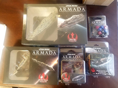 Star Wars: Armada Rebel Lot Sealed & New MC30c Home One Transports Rogues & Dice