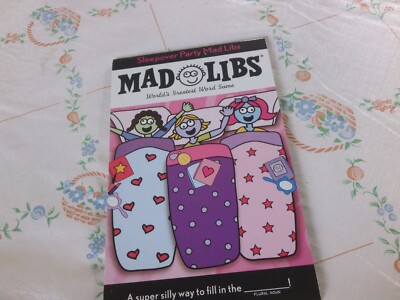 Sleepover Party Mad Libs  World'S Greatest Word Game NEW