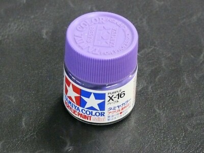 PEINTURE TAMIYA ACRYLIC X-16 BRILLANT POT DE 10ML NEUF VIOLET / PURPPLE
