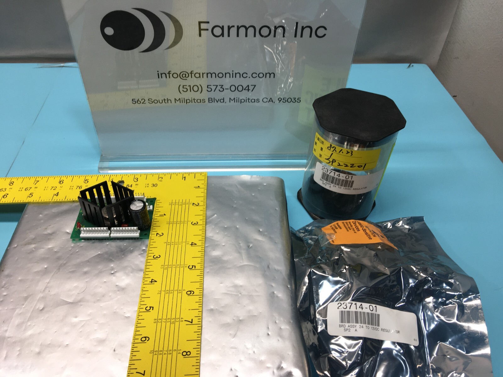 Semitool 23714-01 Board Assy 24 To 12VDC Regulator, 155598
