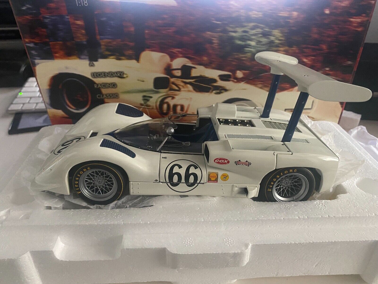 Exoto 1:18th Scale 1966 Monterey GP Chaparral Type 2E #66 Exoto 1:18th Scale 1966 Monterey GP Chaparral Type 2E #66