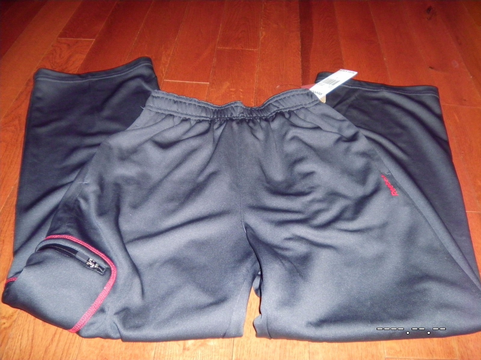 NEW Boys Reebok Athletic Pants Core Training Track GRAY Size Large L