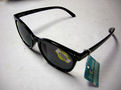 Sunreaders By Piranha, Hidden Bifocal, 2.00 Strength, Black Frames W/Rhinestones