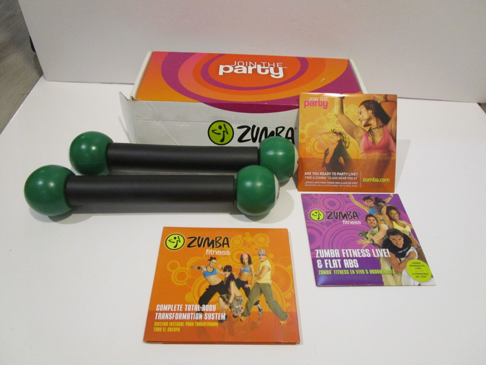 Zumba Fitness Join The Party Total Body Transformation DVD'S