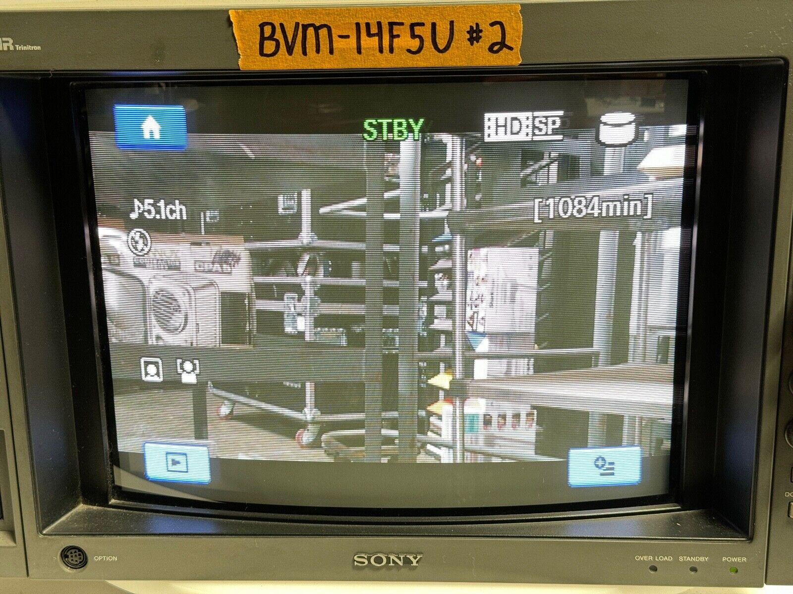 Sony BVM-14F5U HR Trinitron CRT Color Video Monitor Vintage Sony BVM-14F5U HR Trinitron CRT Color Video Monitor Vintage