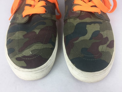 Polo Faxon Low Shoes - Mens 8D - Olive Camo and Orange