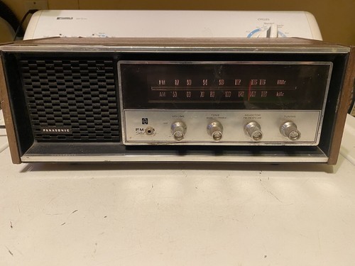 アンティーク☆ラジオ Vintage Panasonic RE-7369 Transistor AM/FM Radio, Wood Grain