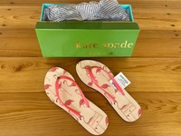 kate spade flip flops flamingo