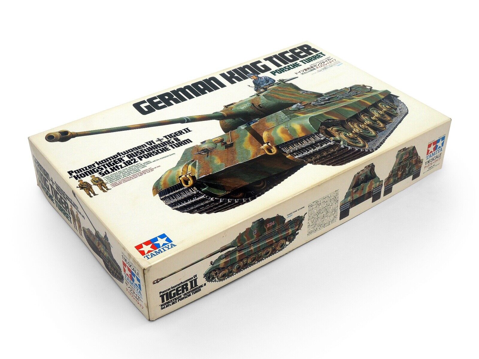 Tamiya 1/16 German King Tiger Porsche Turret Panzer Tamiya 1/16 German King Tiger Porsche Turret Panzer