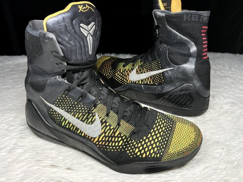 希少　NIKE KOBE 9 size 27 Nike Kobe 9 IX Elite High Inspiration Black Yellow Lakers