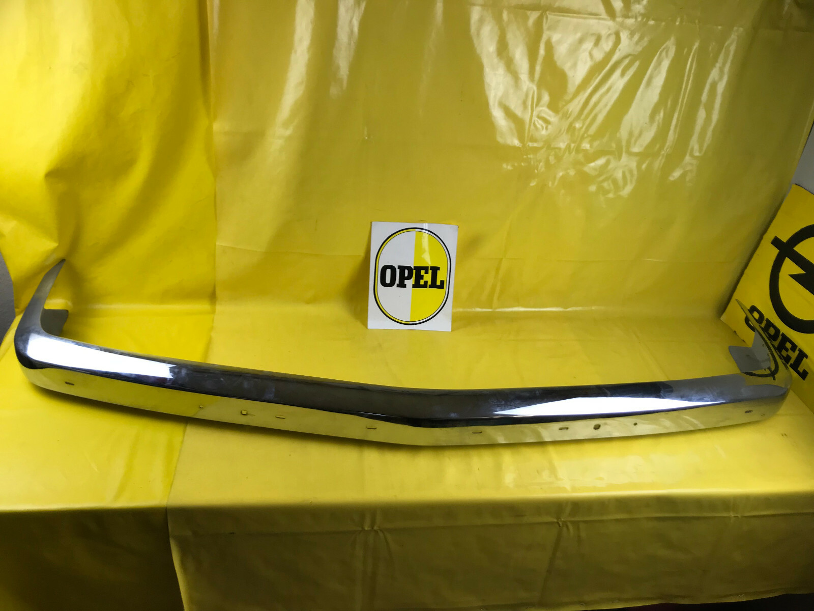 New Original Opel Rekord E Bumper Chrome Front Chrome Bumper Nos Bumper Ebay