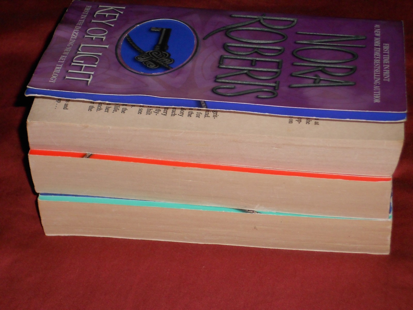 NORA ROBERTS Complete Trilogy Series:  Key of LIGHT Knowledge VALOR