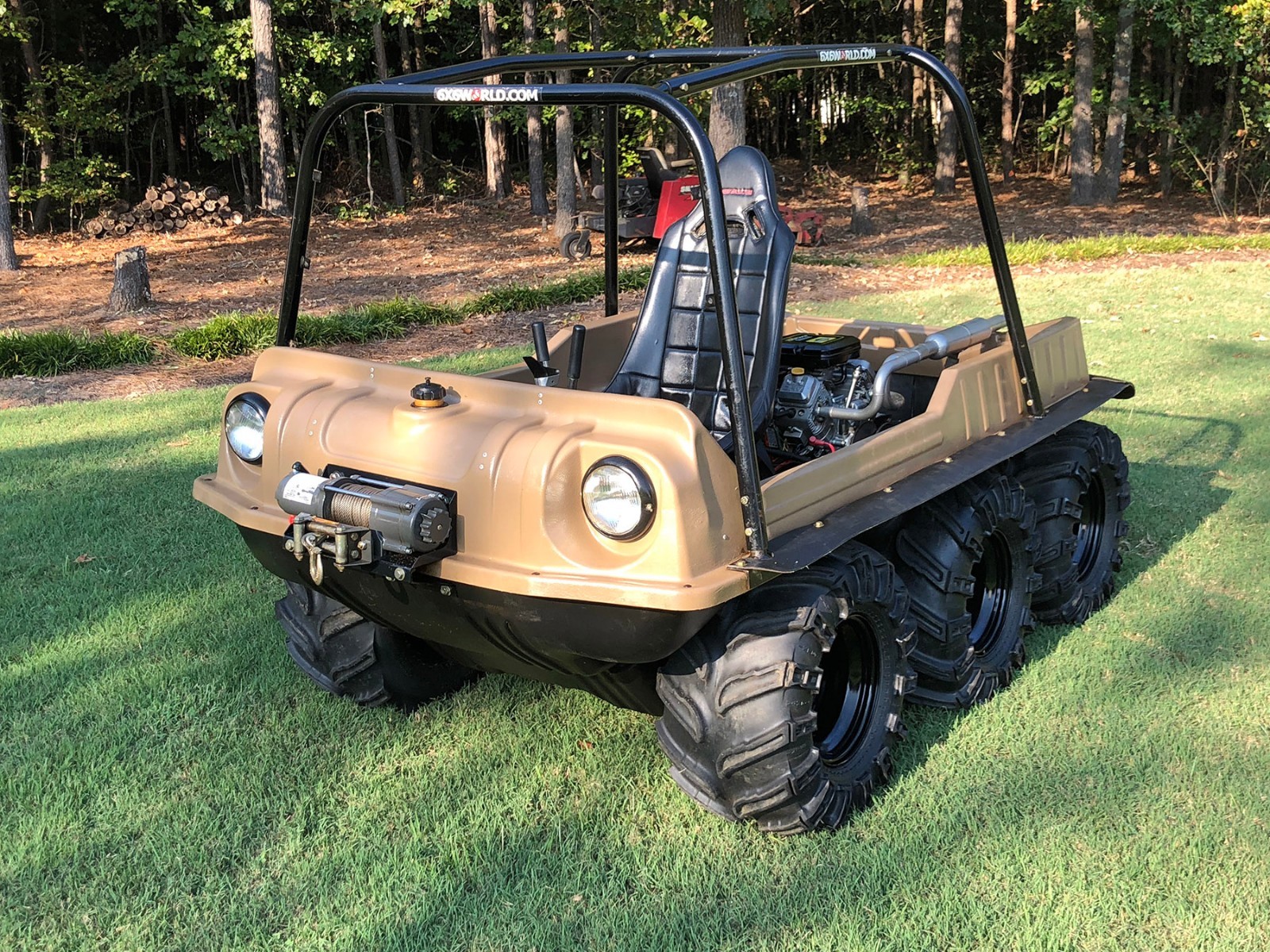 Mid-Engine Max IV Amphibious 6x6 ATV/UTV with 30HP Race Motor