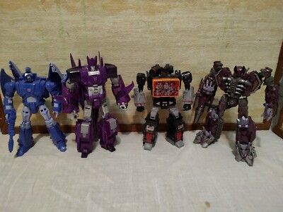 Transformers Lot Soundblaster, Shockwave, Cyclonus,Scourge, StarScream, Kickback