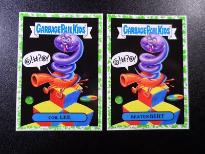 SP Green Q*Bert QBert Arcade Video Game Spoof 2 Card Set 2018 Garbage Pail Kids