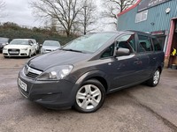2014 Vauxhall Zafira 1.8i [120] Exclusiv 5dr MPV PETROL Manual