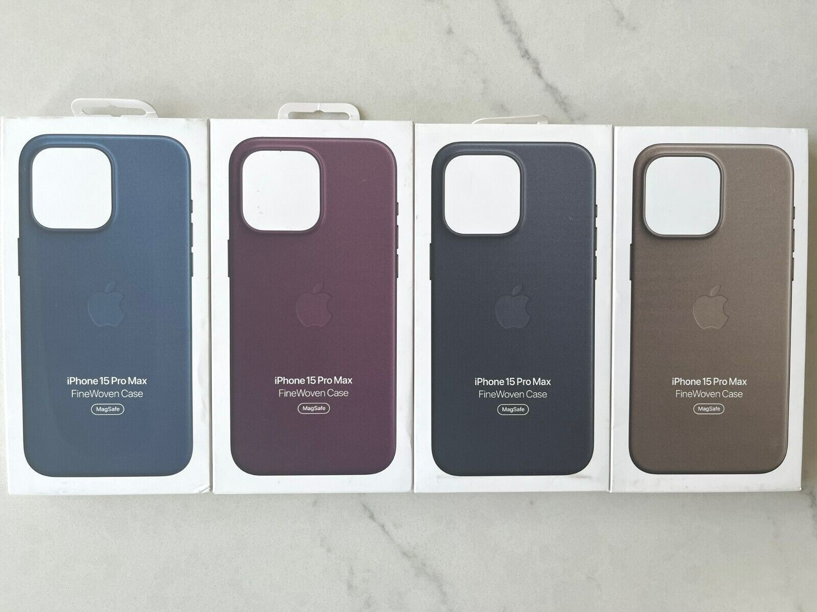 iPhone15Pro FineWovenCase MagSafe対応 ブラック Apple iPhone 15 Pro Max FineWoven Case with MagSafe - Black